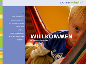 Webdesign Referenz Redesign Website Autismus Osnabrück e.V.