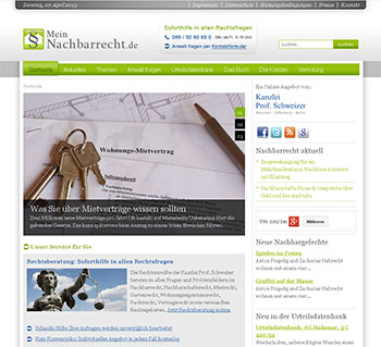 Webdesign Referenz Joomla Migration Mein Nachbarrecht