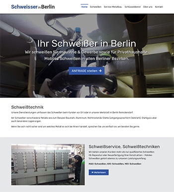 Webdesign Referenz Website Schweisser-in-Berlin
